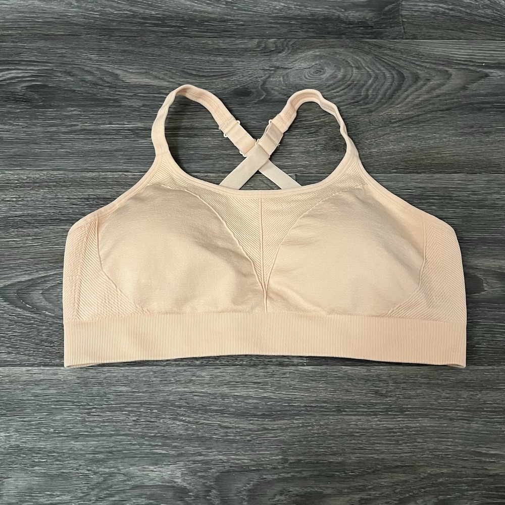 Soma Light Nude Seamless Racerback Sports Bra